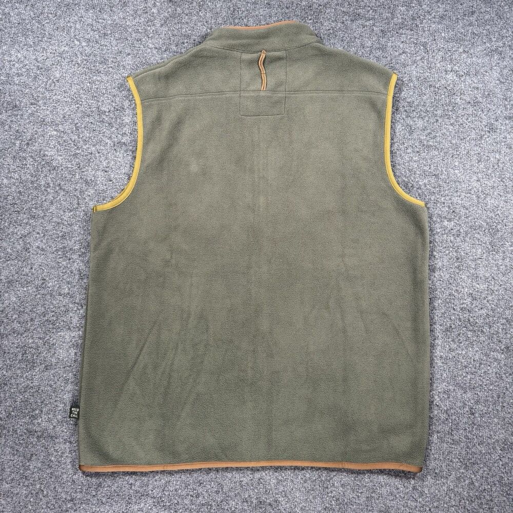Howler Brothers Bros Free Range Fleece Vest Oregano Color Mens Large - Picture 4 of 8